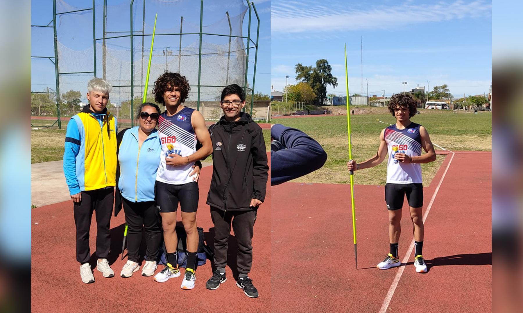 Alumno de UTU Cardona record nacional en lanzamiento de jabalina sub 18