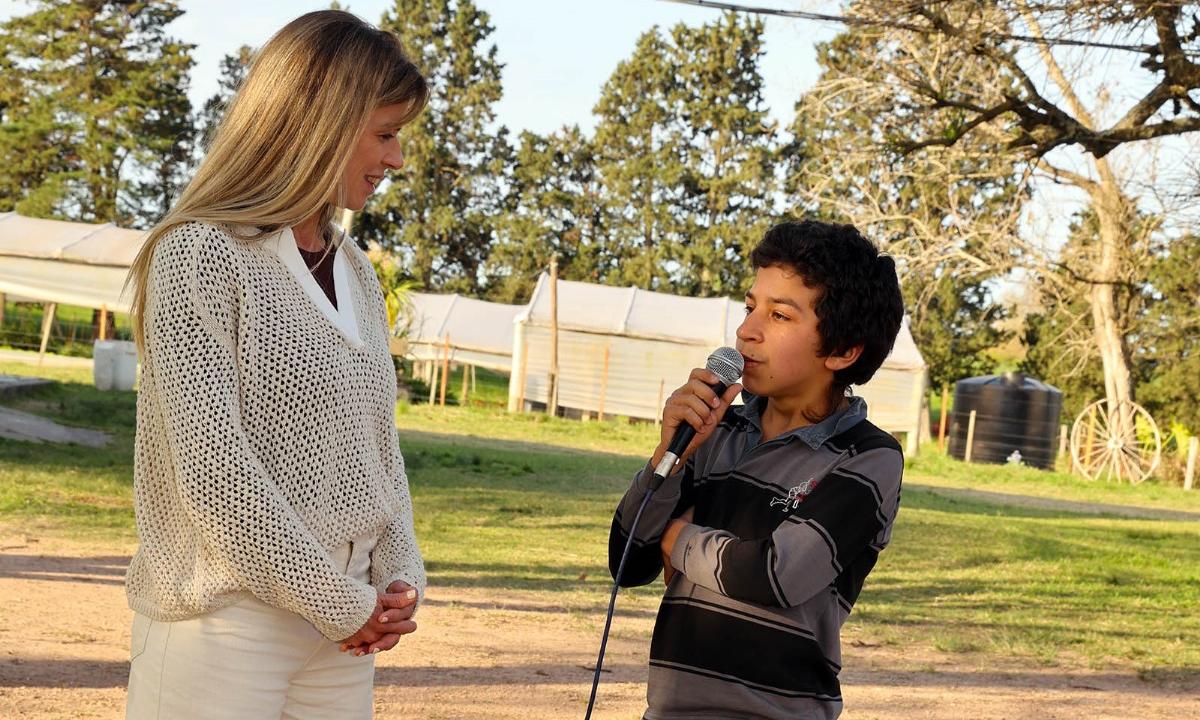 La Escuela Agraria Durazno recibió la visita de Lorena Ponce de León 