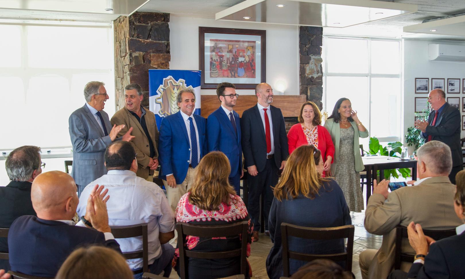 Referente de instituto de gastronomía de Italia y autoridades de Mintur fueron recibidos en restaurante Parada 12