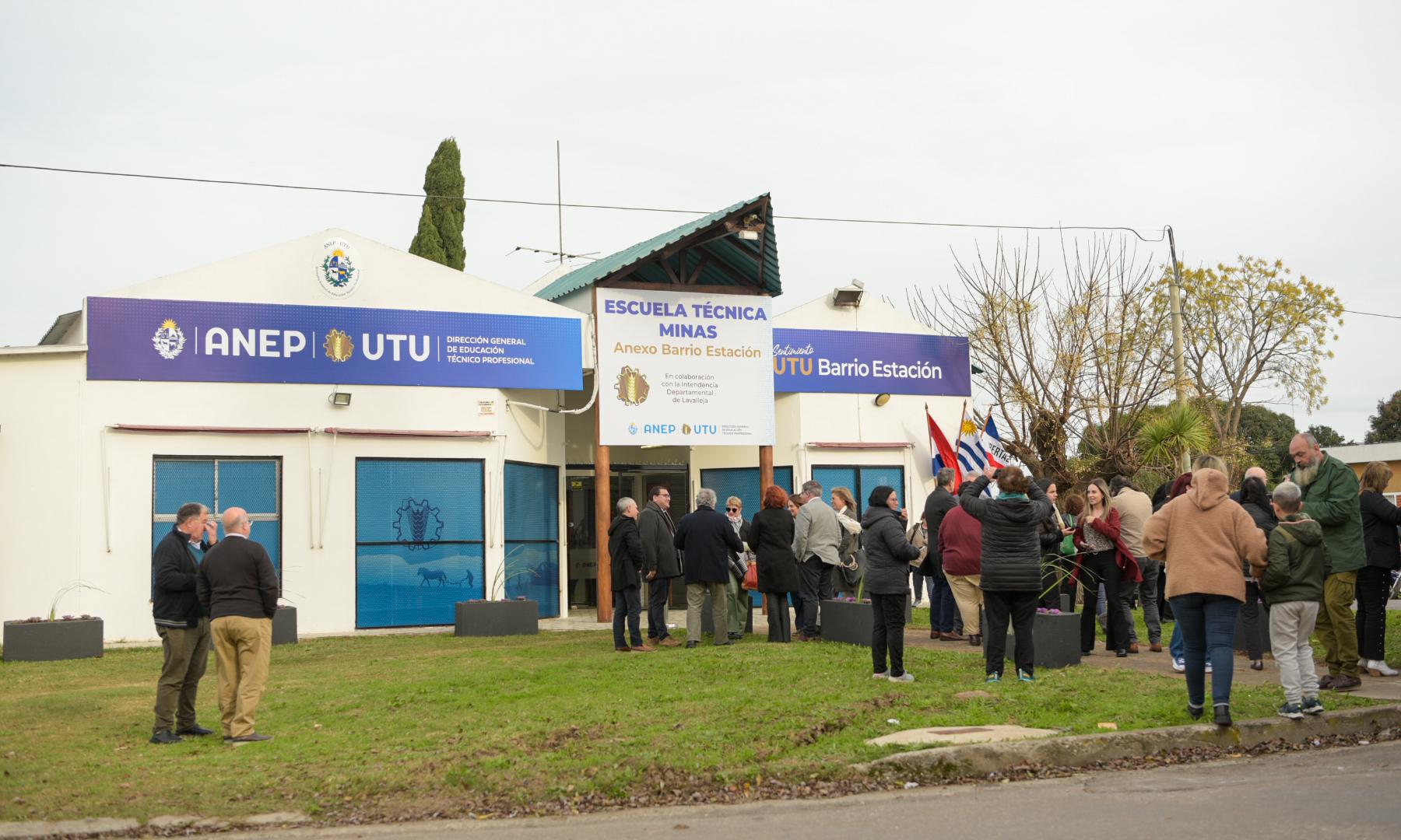 El barrio más grande de Minas cuenta con un nuevo centro de estudios de UTU