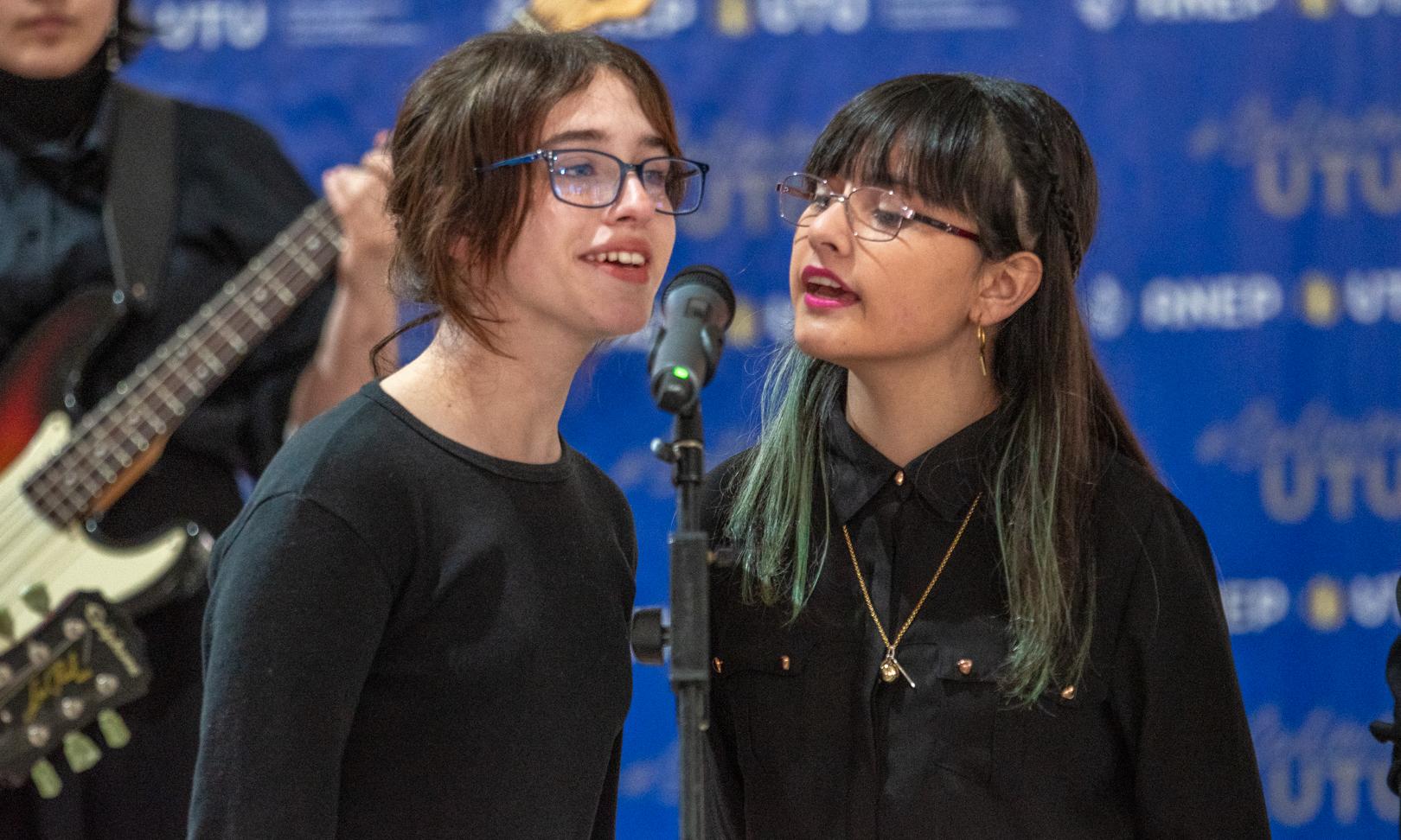 La banda del ITS llenó de música el edificio de UTU Central 