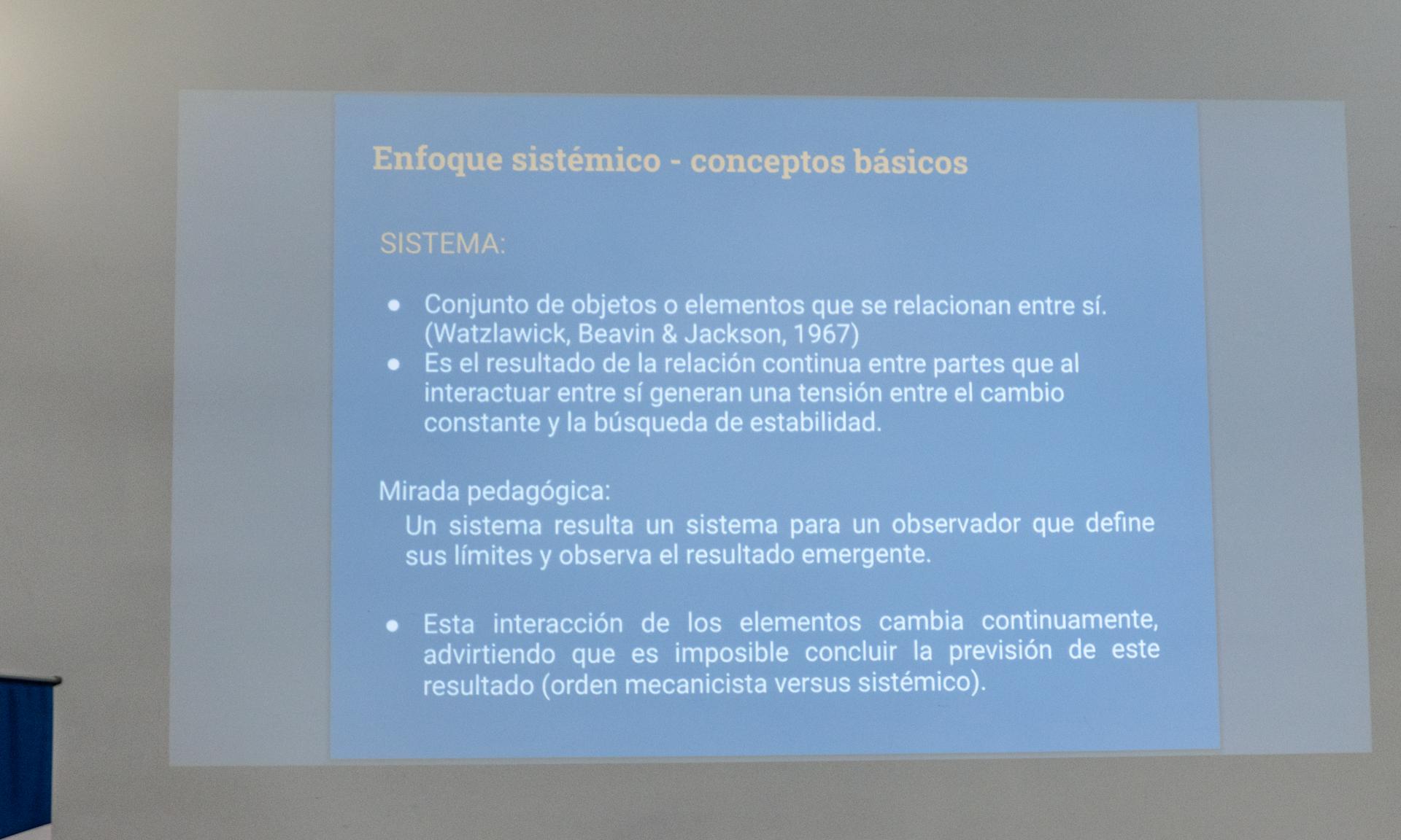 Charla sobre herramientas Sistémicas y aprendizaje para las Prácticas Educativas en UTU