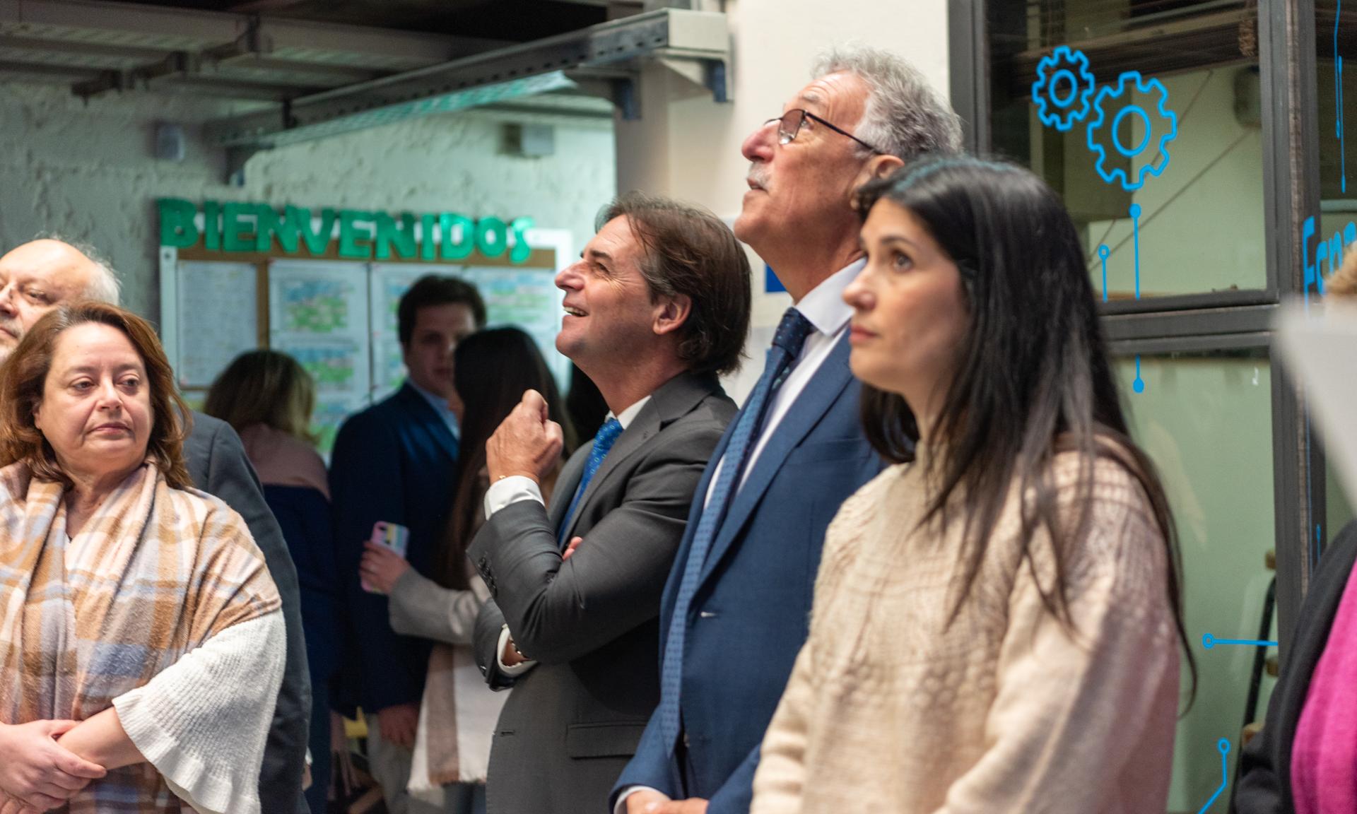 Con la presencia del presidente Luis Lacalle Pou quedó inaugurado el nuevo Instituto de Informática de UTU