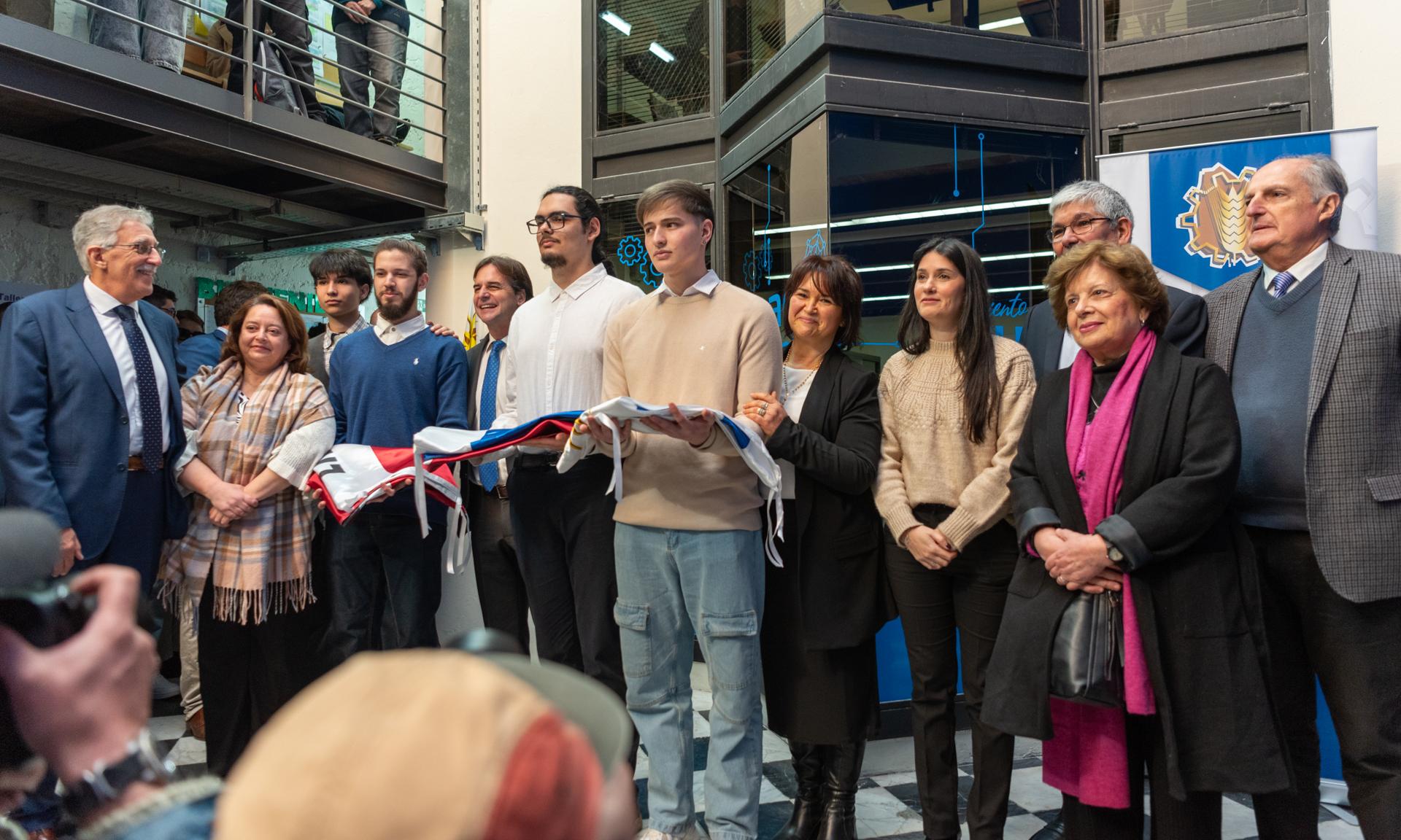 Con la presencia del presidente Luis Lacalle Pou quedó inaugurado el nuevo Instituto de Informática de UTU