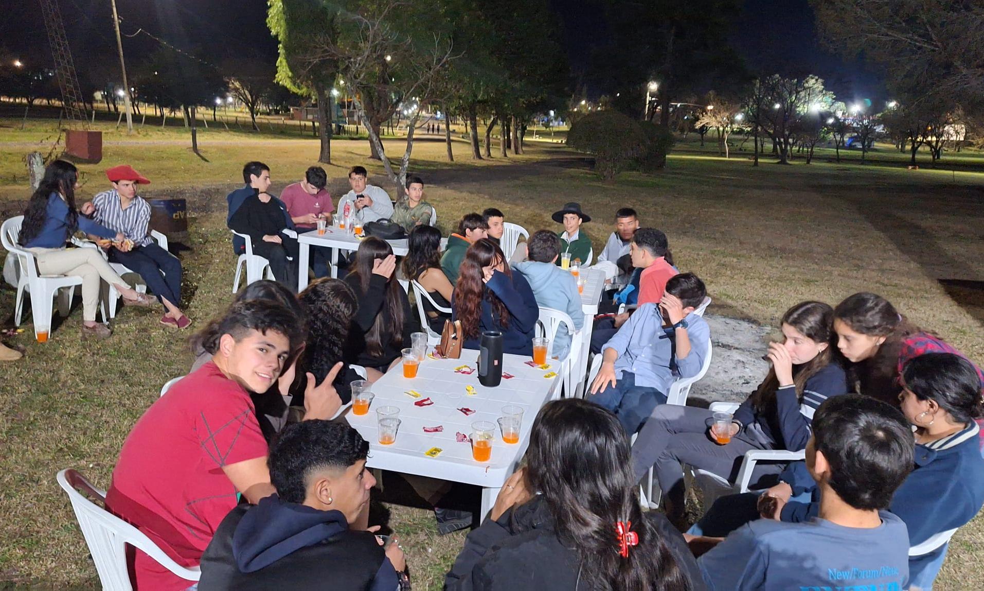 campamento estudiantil en Termas de Guaviyú