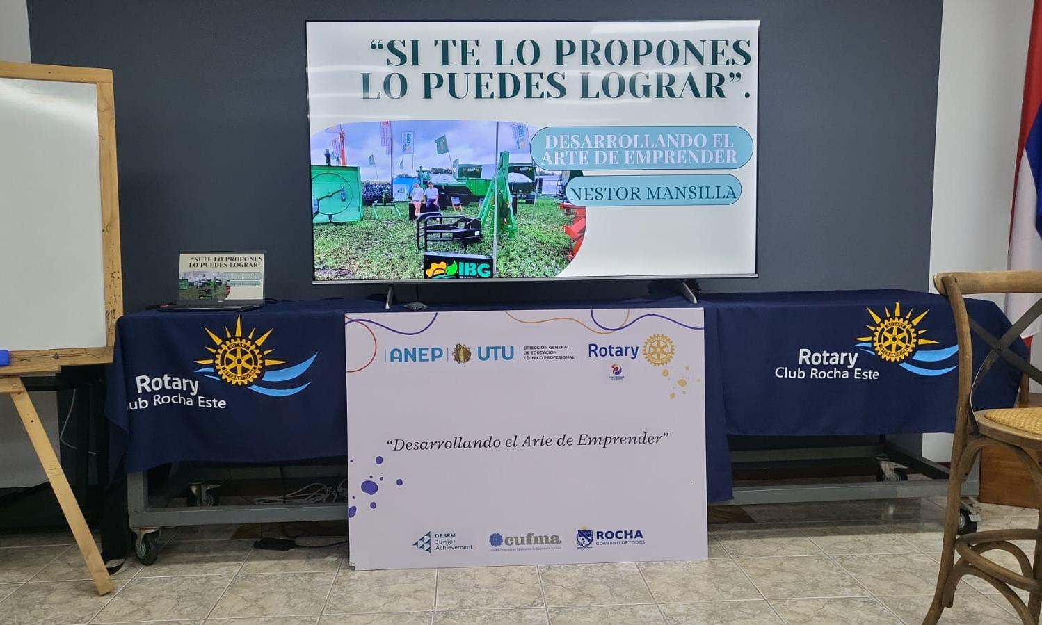 “Desarrollando el Arte de Emprender”: segunda jornada para estudiantes de Rocha
