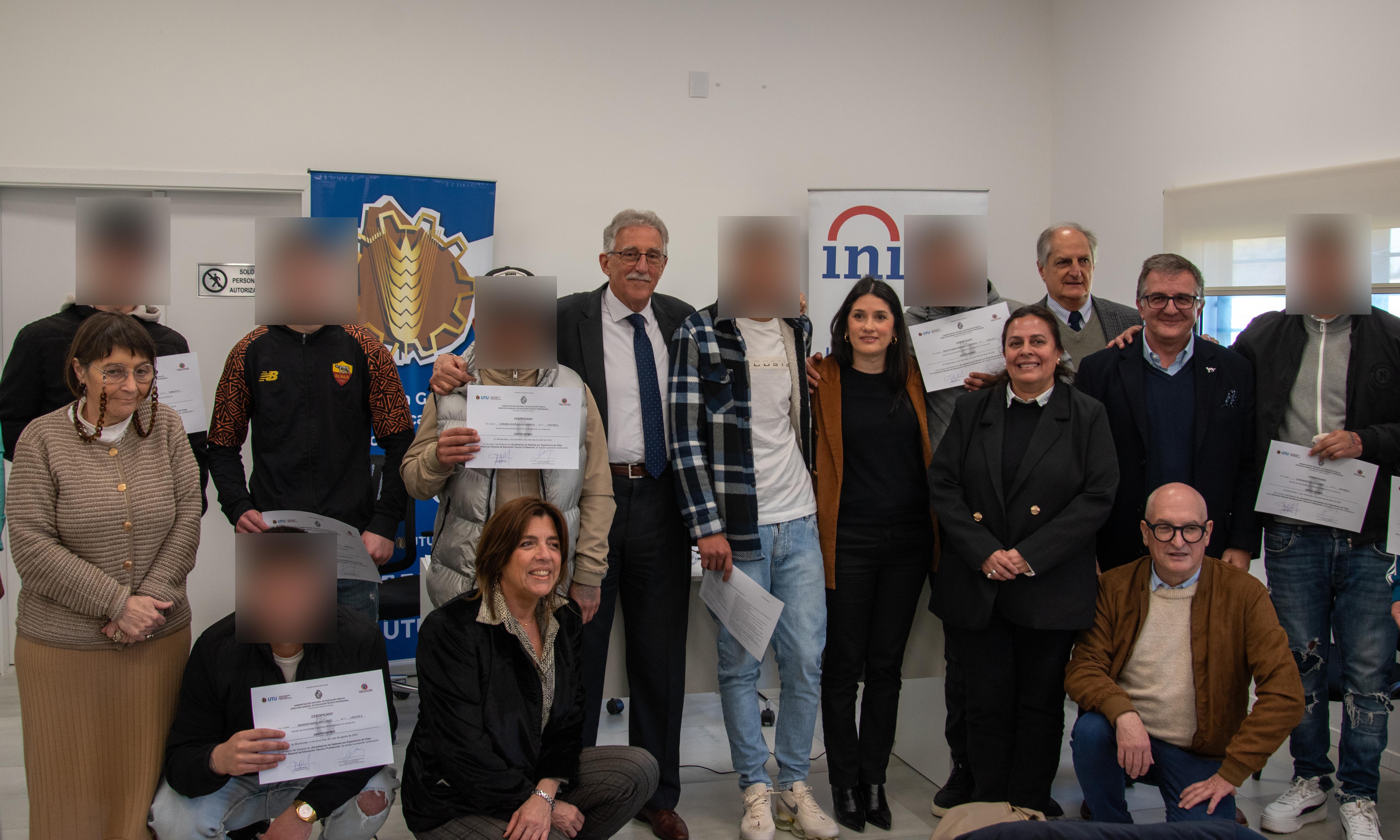 DICAS entregó certificados a jóvenes del Instituto Nacional de Inclusión Social Adolescente (INISA)