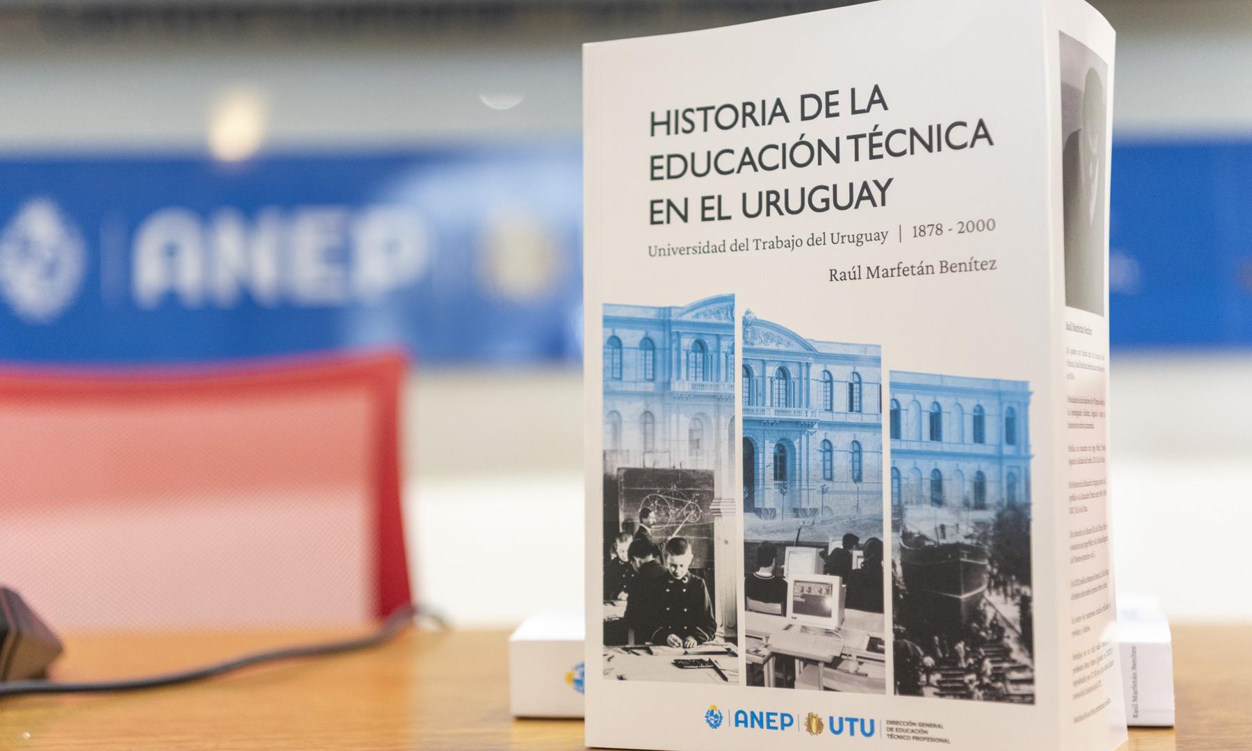 lanzamiento del libro "Historia de la Educación Técnica del Uruguay" de Raúl Marfetán
