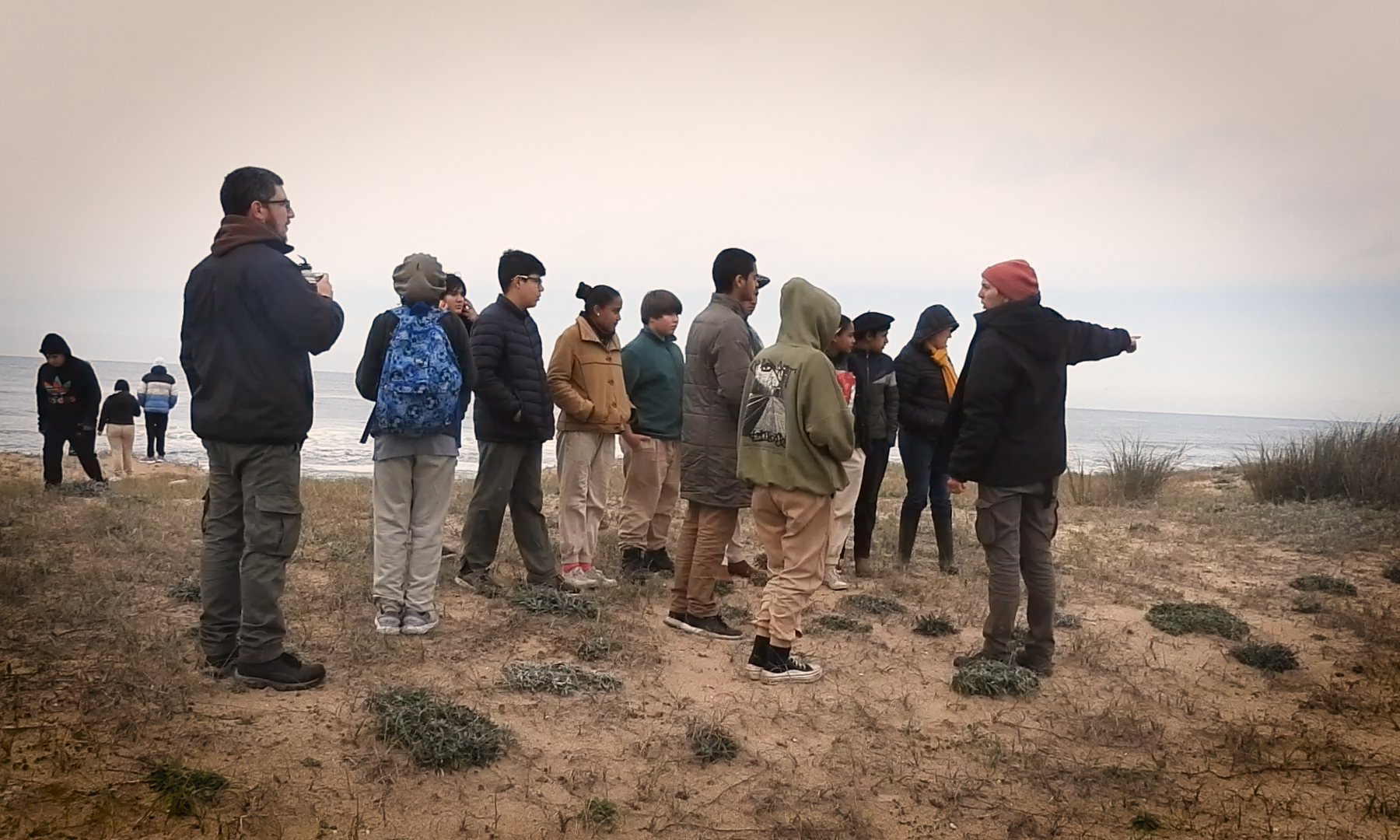 Aprendizaje y acción: estudiantes de UTU participan en la restauración de la Laguna Garzón