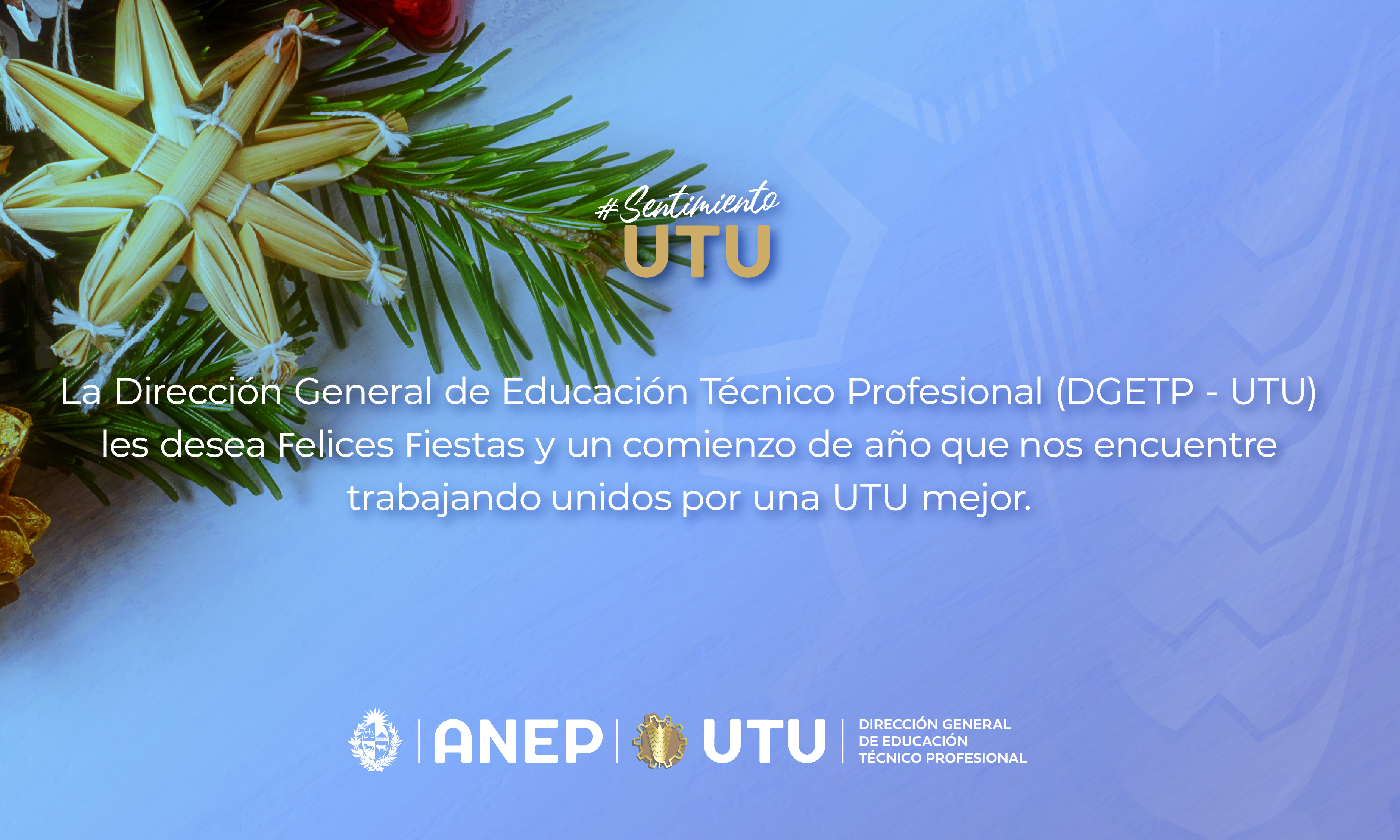 UTU expresa sus deseos para el 2025: ¡Felices fiestas!