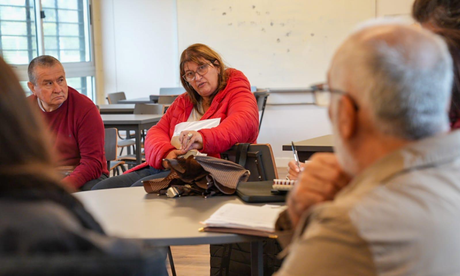Verderese y Netto visitaron centros educativos en el oeste de Montevideo en la primera jornada de trabajo