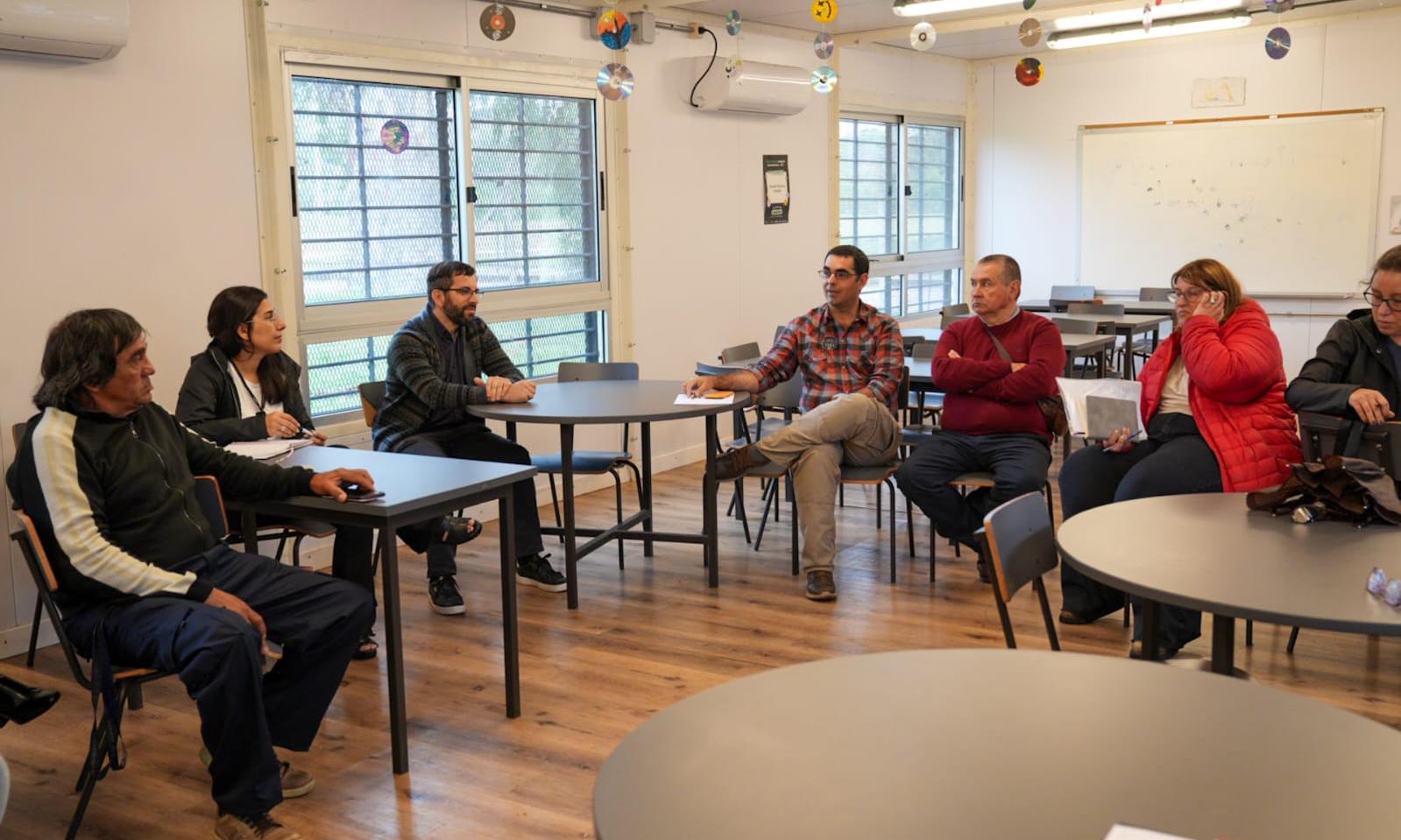 Verderese y Netto visitaron centros educativos en el oeste de Montevideo en la primera jornada de trabajo