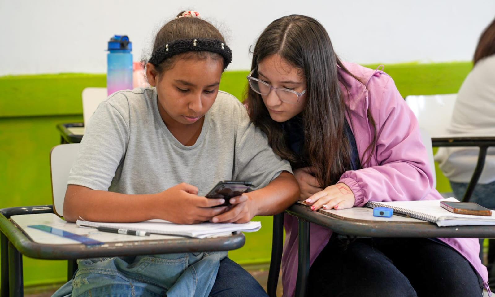 Verderese y Netto visitaron centros educativos en el oeste de Montevideo en la primera jornada de trabajo