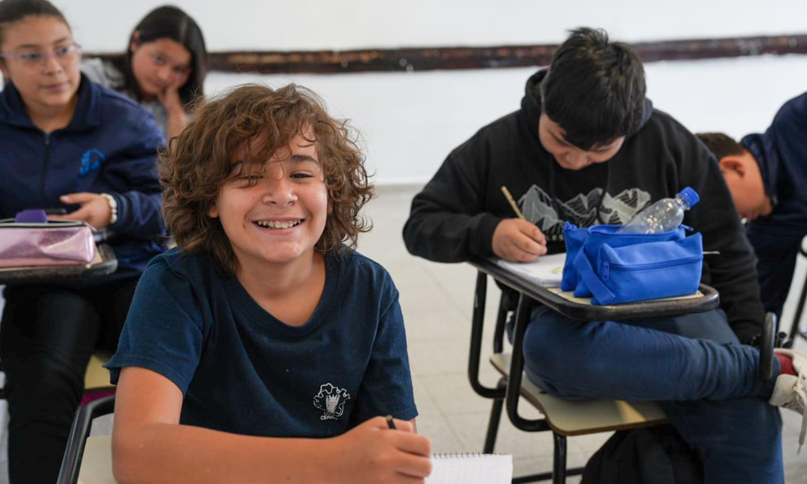 Verderese y Netto visitaron centros educativos en el oeste de Montevideo en la primera jornada de trabajo
