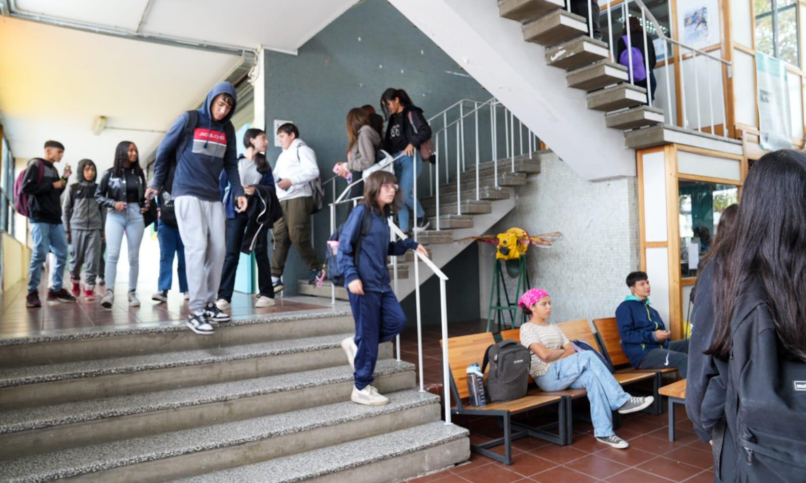 Verderese y Netto visitaron centros educativos en el oeste de Montevideo en la primera jornada de trabajo