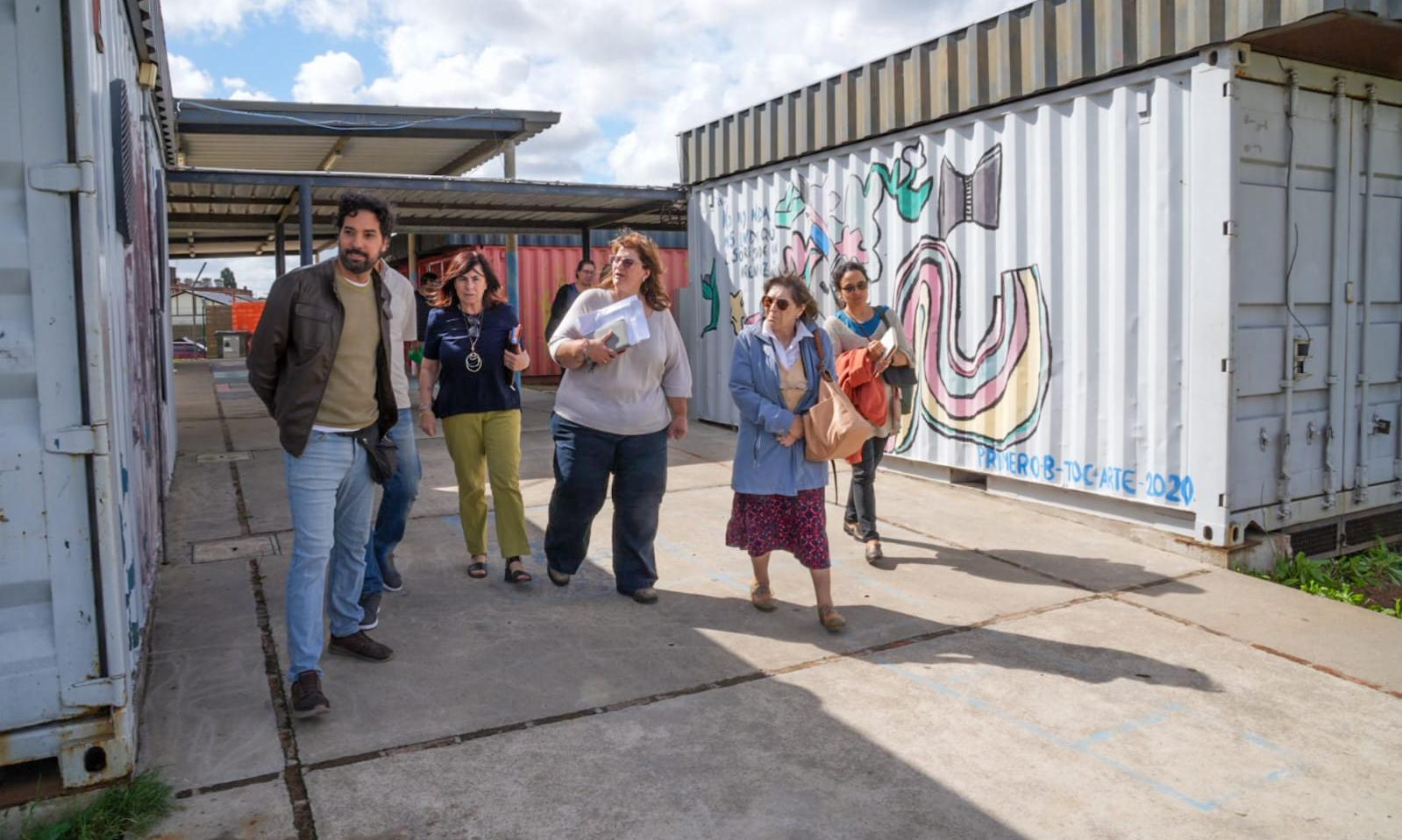 Verderese y Netto visitaron centros educativos en el oeste de Montevideo en la primera jornada de trabajo