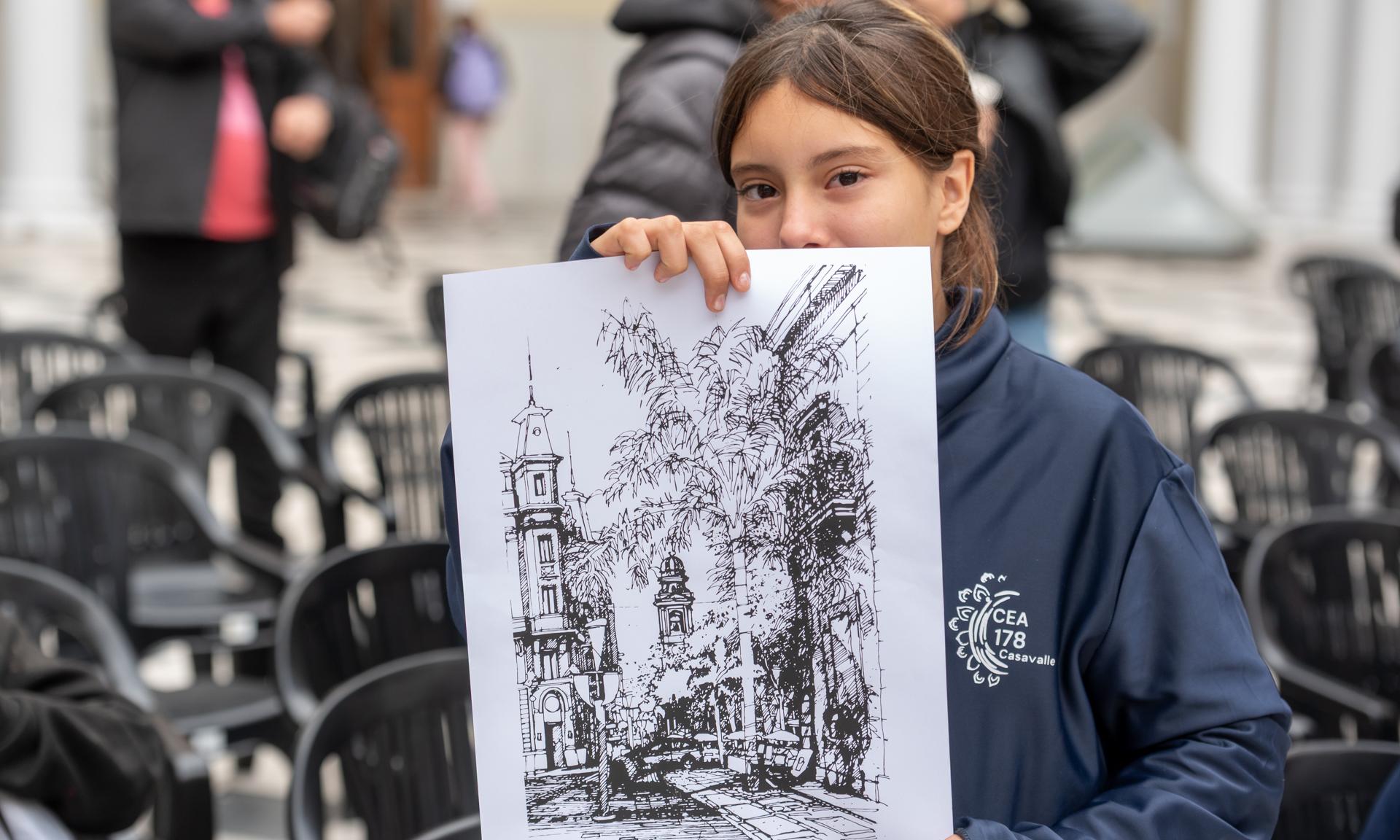 Artistas, docentes y estudiantes juntos, en una Master Class sobre la serigrafía